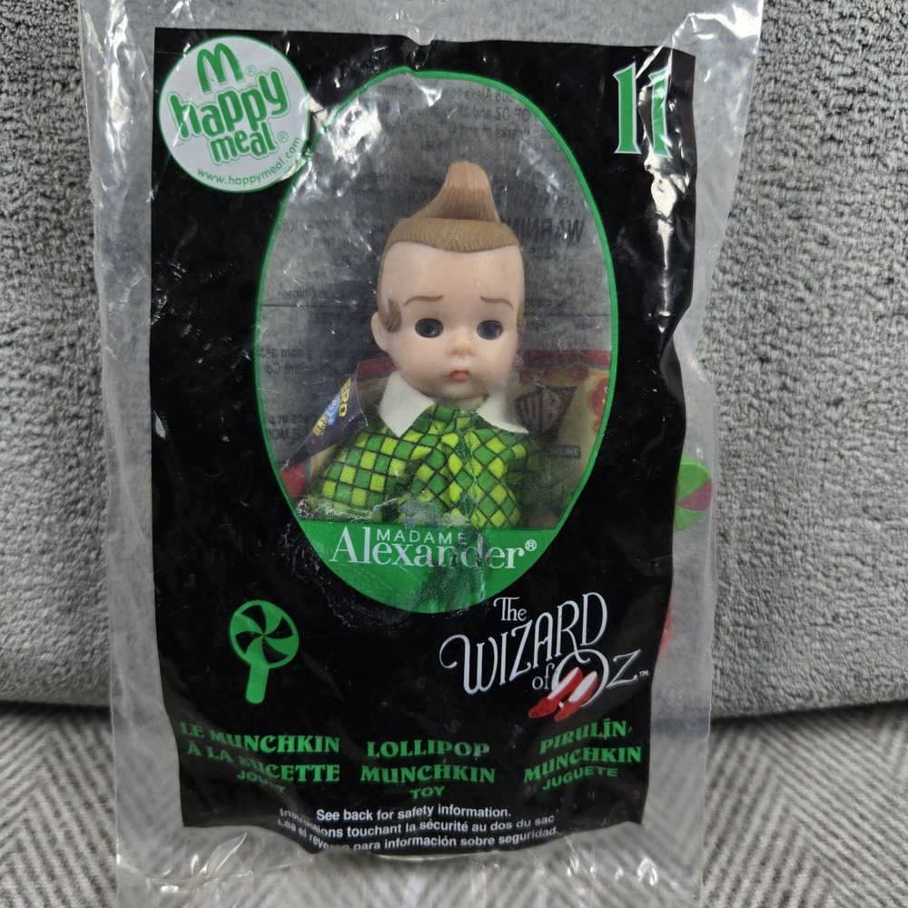 McDonald's Madame Alexander Lollipop Munchkin‎ Doll Wizard of Oz Vintage 2008